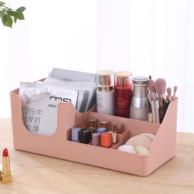 Cosmetics Storage Box Female Student Dormitory Desktop Simple Large Cosmetic Case Dressing Table Skin Care Mask Storage Rack