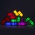 Tetris Lamp LED Glowing Night Lights Christmas Gift New Exotic Creative Children's DIY Toy Table Lamp