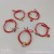 New Year Bracelet Recurrent Fate Year Good Luck Pig Red Head Rope Fortune Cat Alloy Hair Band Hair Rope Hair Accessories Rubber Band Leather Cover