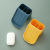 Multifunctional Soap Dish Bathroom Toothbrush Holder Punch Free Storage Rack Toothbrush Storage Rack Two-in-One Storage 