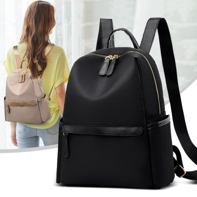 2020 Autumn New Fashion Backpack Women's Bag Casual Backpack Korean Oxford Cloth Student Travel Bag Wholesale