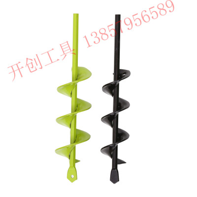 Charging Electric Hand Drill Ground Auger Drill Garden Flowers and Plants Drilling Soil Digging Pit Loosening Drill Bit