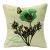 Amazon Hot Linen American Retro Flower Pillow Cover Sofa Home Pillow Cushion Cover Wholesale Customization