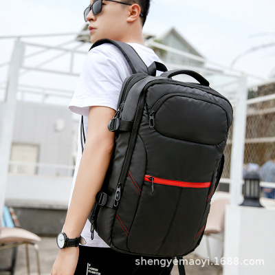 Factory Direct Sales Custom Logo Business Backpack Men's Backpack Korean Style Student Schoolbag Computer Backpack Travel Bag