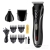 Exclusive for Cross-Border Factory Direct Sales Shaver Hair Clipper Nose Hair Trimmer Multifunctional Suit Hair Scissors Cutter Head Washable