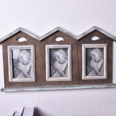 Wholesale Photo Wall Creative Combination Photo Frame One-Piece European Solid Wood Photo Frame Studio Decorative Crafts Wholesale