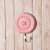 Vintage Button Hemp Rope Hook Creative Home Decoration Wooden Door Rear Coat Hook Factory Direct Sales Customized