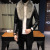 2019 Autumn and Winter New Men's Leather Coat Handsome Slim-Fitting Motorcycle Mid-Length Big Fur Collar PU Leather Trench Coat Men