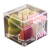 Cotton Pad Storage Box Transparent Cosmetic Facial Wipe Box Desktop Swab Finishing Box Storage Box Plastic Box
