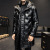 Glossy down Jacket Men's Mid-Length Winter New Korean Trendy Handsome Men's Thickened Hooded Jacket
