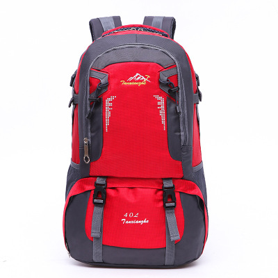 Cross-Border Backpack Custom Logo Sports Outdoor Travel Universal Large Capacity Hiking Backpack Factory Direct Sales