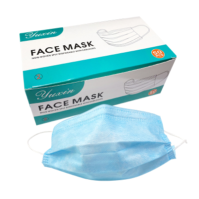 Disposable Civilian Mask Factory Direct Sales Three-Layer Non-Woven Fabric Mask