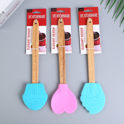 Silicone Baking Tool Set Egg Beater Salad Stirring Spoon Lint-Free Oil Brush Salad Non-Stick Pan Soup Spoon