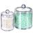 Acrylic Storage Box Transparent Storage Jar Cotton Swab Cotton Ball Plastic Medicine Pot Subpackaging Device Bathroom Accessories