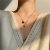 INS Cold Style Graceful and Fashionable Clavicle Chain Necklace Korean Fashion Pearl Heart Chain Necklace Snake Bones Chain Women
