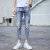 Ripped Jeans Men's Summer Korean Style Trendy Men's Slim Fit Skinny Casual Stretch Fashion Brand Ins Cropped Pants