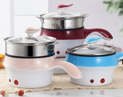 Multi-Function Korean Electric Frying Pan Mini Electric Food Warmer Electric Caldron Electric Frying Pan Cross-Border Nonstick Electric Heat Pan