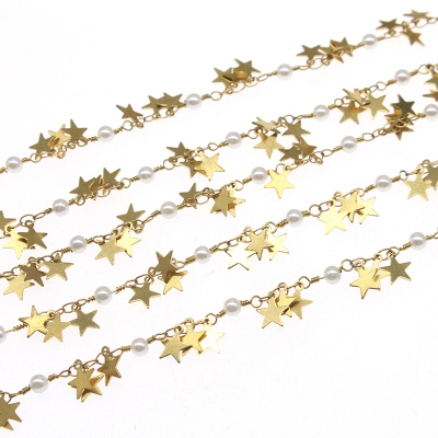 Bracelet Anklet Accessories Five-Pointed Star Clothing Accessories DIY Ornament Handmade Chain