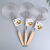 Flat Wooden Handle Line Leakage Hot Pot Stainless Sieve Anti-Scald Wooden Handle Large Skimmer Fried Filtering Strainer