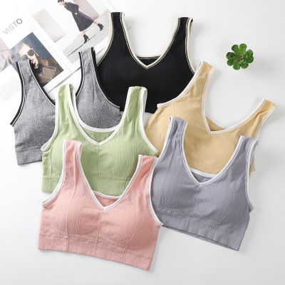 WeChat Business Hot Sale Korean Shaping Vest Short Seamless Chest-Wrapped Sweat-Absorbent Breathable Inner Wear Bottoming Tube Top Underwear