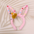 Plush Rabbit Ears Flash Luminous Headband Bar Concert Supplies Luminous Decoration Headband Stall Hot Sale Rabbit Ears