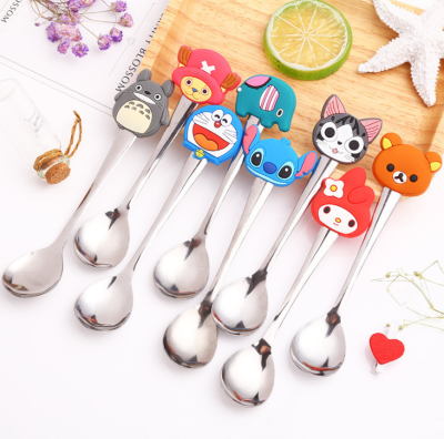 Cartoon Small Spoon Cartoon Spoon Gift Company Opening Small Gift Activity Powder Suction Small Gift Promotion Practical