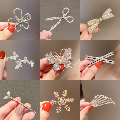 Internet Influencer Pearl Hairpin New Korean Maiden Pearl Bobby Edge Clip Back Head Clip Hairware Bangs Top Clip Female