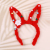 Luminous Rabbit Ears Headband Ribbon Lights Furry Korean Style Halloween Girls' Hairband Headband Nightclub Shiny Headdress