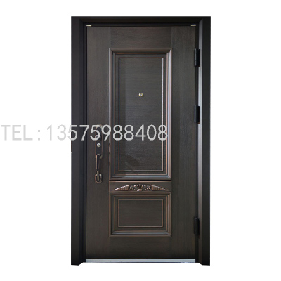 Class A Anti-Theft Door Household Entrance Door Smart Fingerprint Lock Door Steel Safety Door