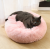 Plush Cathouse Doghouse Pet Bed Removable and Washable round Pet Bed Dog Bed Winter Warm Cat Pad Pet Mat