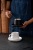 New Light Luxury Gold Six-Piece Ceramic Coffee Cup Creative Mug Milk Cup Coffee Set Set