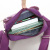 This Year's New Women's Small Flower Cloth Bag Messenger Bag Shoulder Mini Waterproof Nylon Canvas Bag Lightweight Business Bag