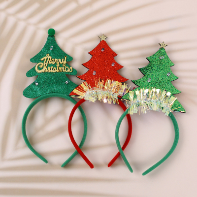 Christmas Ornaments Luminous Headband Hair Accessories Mori Girl Super Fairy Headband Christmas Adult Dress up Headwear Christmas Tree