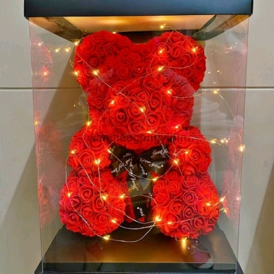 Simulation Rose Bear BEBEAR Love Bear Valentine's Day 38 Th Festival Mother's Day Gift