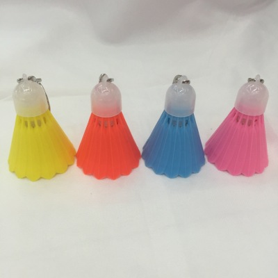 Factory Direct Sales Key Ring Light Small Gift Pendant Luminous Badminton Keychain Light WeChat Market Push Drainage Light