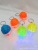 Factory Direct Sales Keychain Luminous Toy Flash Hedgehog Keychain Pendant Gift WeChat Business Drainage Push Gift