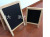 Mini Double-Sided Small Blackboard Bar Wooden Notice Folding Bracket Whiteboard Advertising Brand Words Front Desk Shop