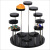 High-End Transparent Acrylic 3 round Seat 12 round Seat Doll Jewelry Ring Jewelry Boutique Display Stand Organic Glass