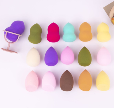 Small Portable Powder Puff Beauty Blender Gourd Water Drop Oblique Cutting Wet and Dry Dual-Use Smear-Proof Makeup Beauty Blender Beauty Blender
