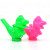 Factory Direct Sales Luminous Keychain LED Flash Dinosaur with Whistle Gift Electronic Luminous Toy Pendant Gift