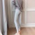 [Internet Hot Leggings] Cashmere Thickened Women's Winter Keep Warm Pure Color High Waist Cotton Black Trousers Warm-Keeping Pants