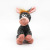 Plush Pet Toy Voice Corn Corduroy Cotton String Donkey Interactive Toy Factory Direct Sales Quantity Discount