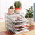 Desktop Office Supplies Creative File Holder Document Rack Stacked Multi-Layer Storage Bookshelf Metal One-Layer Price