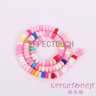DIY Bracelet Necklace Pendants Accessories Handmade Polymer Clay Handmade Sticker Beaded Color Jewelry