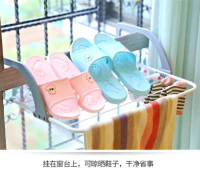 Multi-Functional Folding Clothes Hanger Removable Seconds Drying Rack Simple Clothes Hanger Clothes Rack