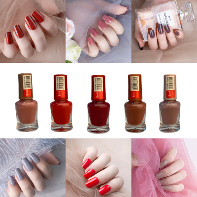 New Fruit Color Water-Based Nail Polish Baking-Free Quick-Drying Long-Lasting Children's Tasteless Tearable Nail Polish Nail Polish Set
