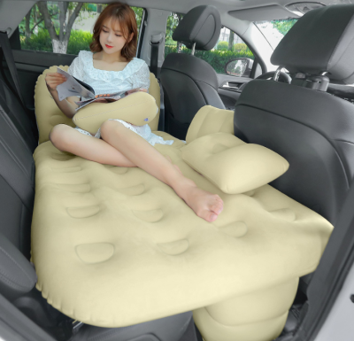 Car Airbed Flocking Head Protection Block Airbed Travel Car Airbed Pad Inflatable Lathe
