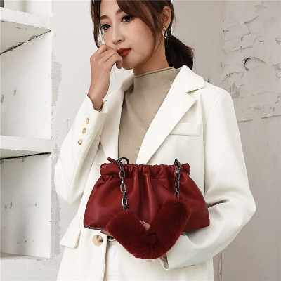 2020 New Bags Female Online Influencer Same Cloud Bag Soft PU Leather Women's Bag Genuine Leather Portable Underarm Bag Wholesale