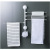 Nail-Free Towel Rack Stainless Steel Towel Rack Bathroom Towel Rack Rotatable Four-Bar Towel Rack Kitchen Rag Rack