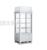 58L/68L/78L/98L Air-Cooled Commercial Four-Side Transparent Glass Refrigerated Display Cabinet